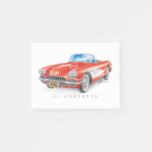 C-ONE AUTOMOBILE ART POST-IT BLOCK