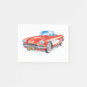 C-ONE AUTOMOBILE ART POST-IT BLOCK