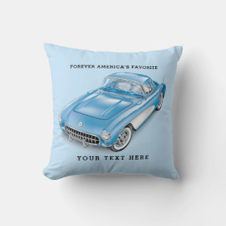 C-ONE AUTOMOBILE ART THROW PILLOW KUDDE