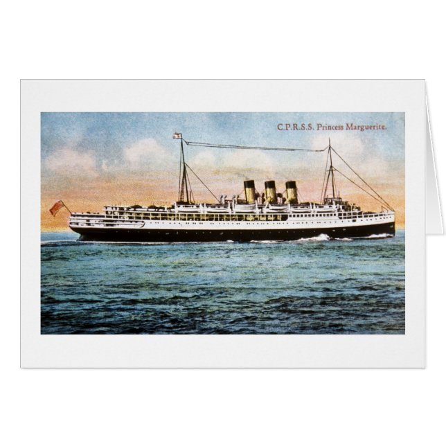 C.P.R.S.S-Princess Marguerite Hälsningskort (Framsidan Horizontal)