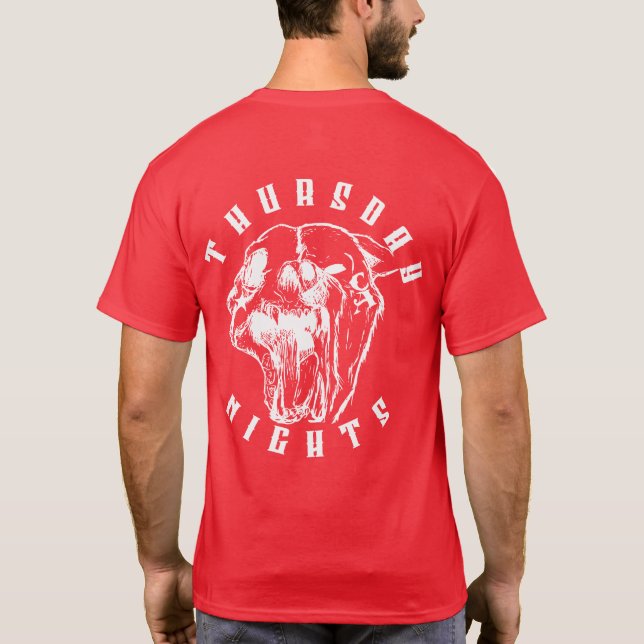 C - Rez Hund Tee Shirt - Red (Baksida)
