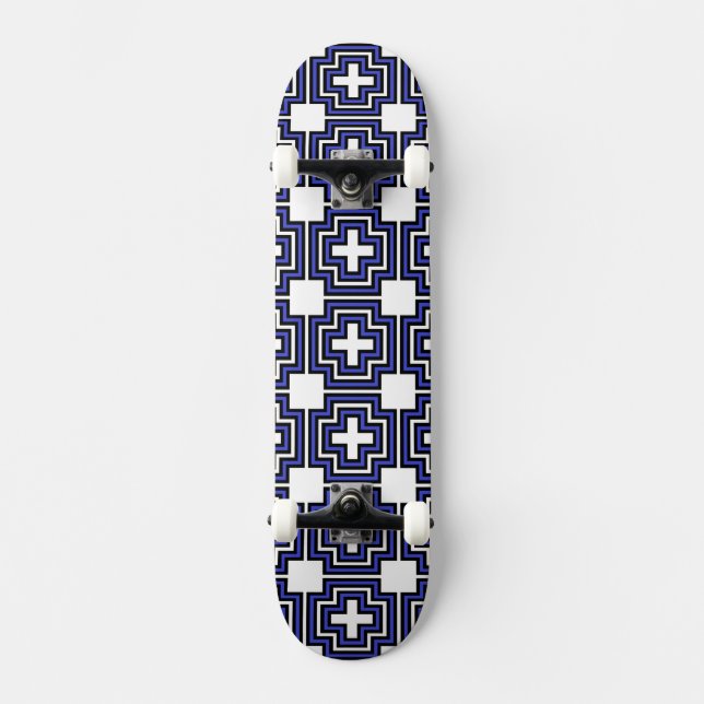 C&S blå Skateboard Bräda 21,5 Cm (Framsida)
