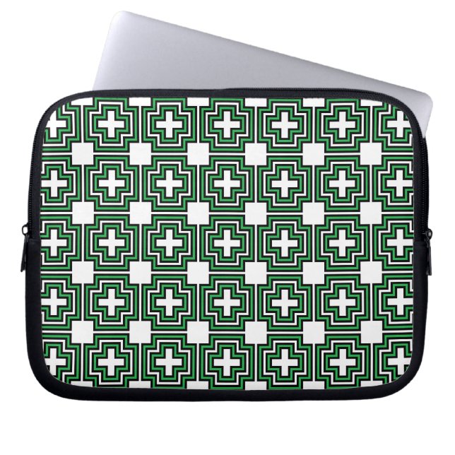 C&S-Grönt Laptop Sleeve (Framsidan)