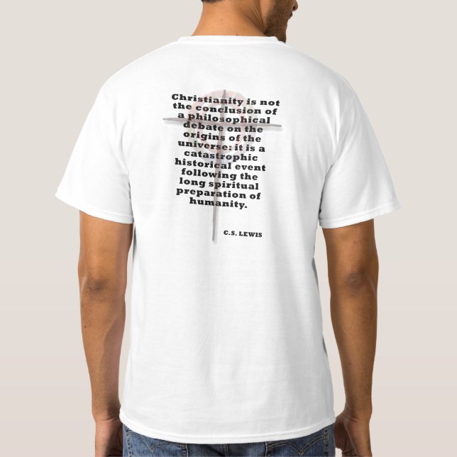 C.S. LEWIS CITATIONSTECKEN T-SHIRT (Baksida)