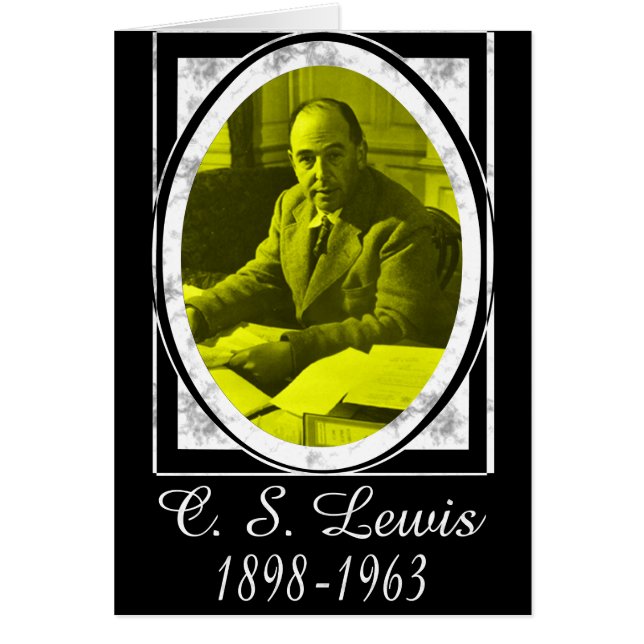 C.S. Lewis Hälsningskort (Framsidan)