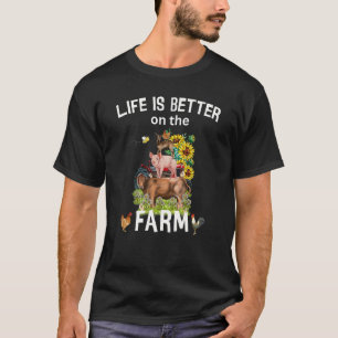 C:\Users\Administrator\Downloads\Ko 1\på bondgård  T Shirt