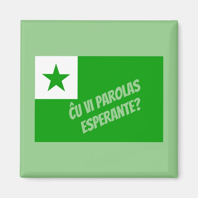 Ĉ vi parolas Esperante? Magnet (Framsidan)
