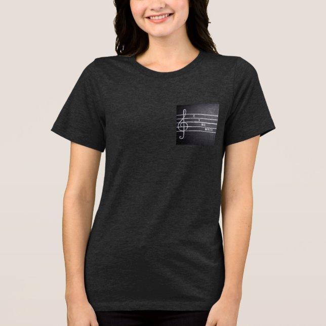 C Y We Write Damtejp T Shirt (Framsida)
