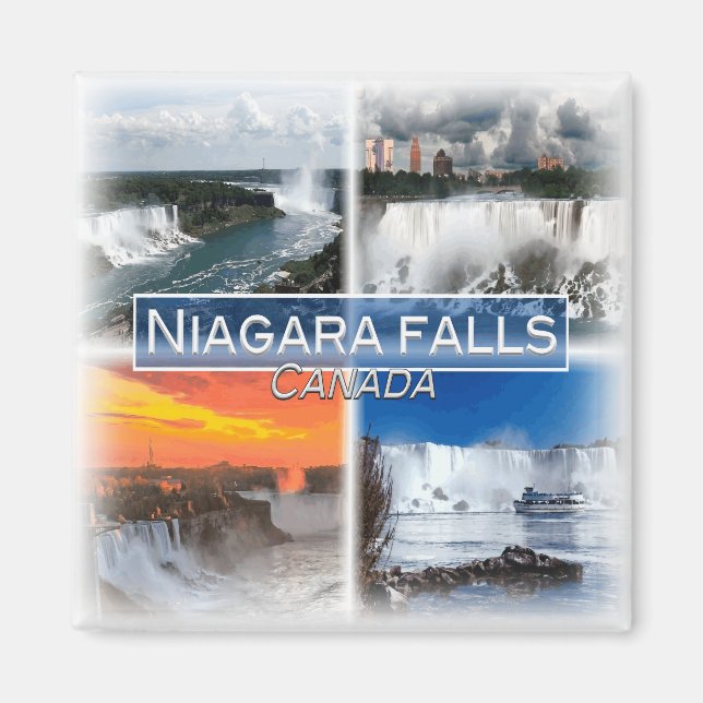 CA0022 America Canada, Niagara fall, Fridge Magnet (Framsidan)