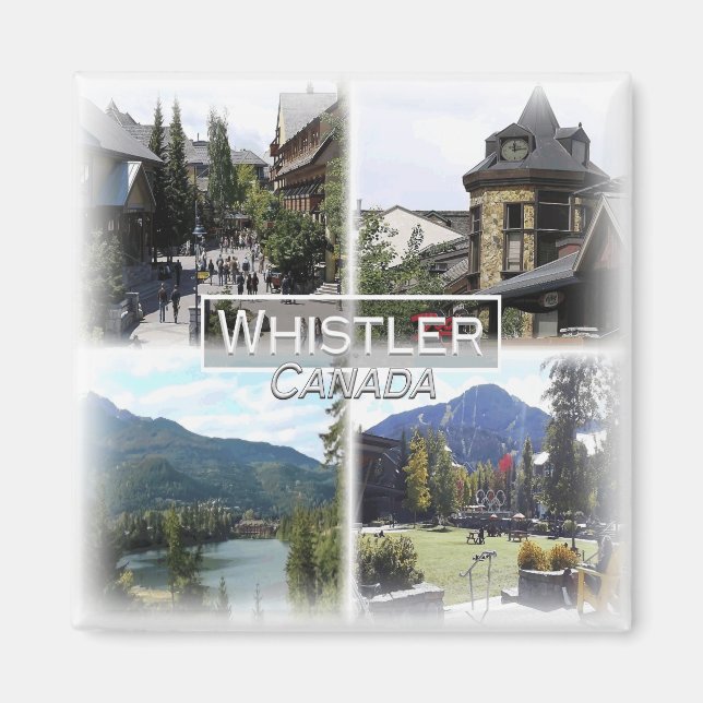 CA0026 Amerika, Kanada, Whistler, Fridge Magnet (Framsidan)