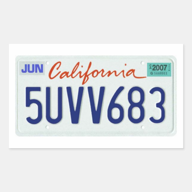 CA2007 REKTANGULÄRT KLISTERMÄRKE (Framsida)