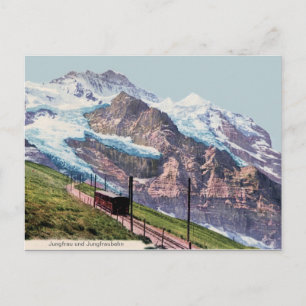 ca 1900 Jungfrau Mountain Railroad Vykort