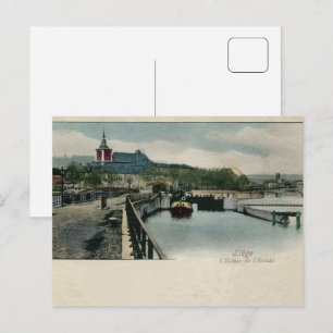 ca 1900 Liège the bishopric Lock Vykort