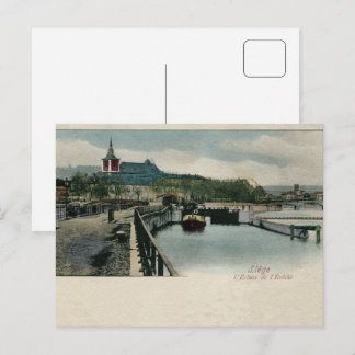 ca 1900 Liège the bishopric Lock Vykort