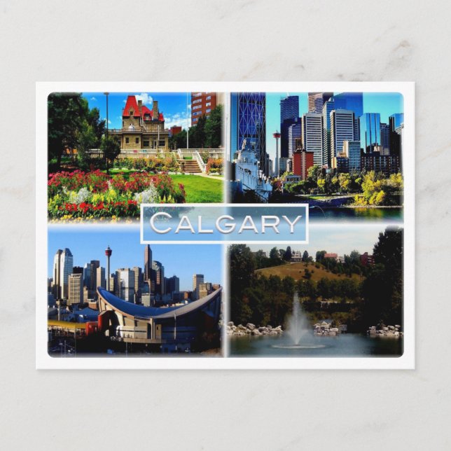 CA Alberta - Calgary - Garden of Blue Blood - Vykort (Framsida)