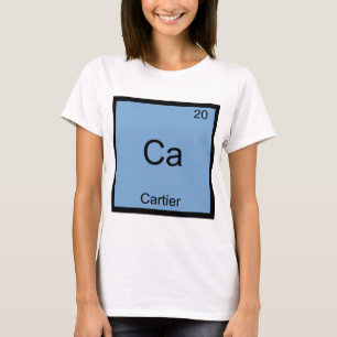 Ca - Cartier Funny Chemistry Inslag Symbol Tee