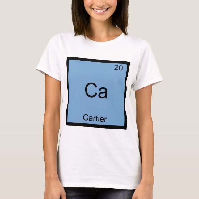 Ca - Cartier Funny Chemistry Inslag Symbol Tee (Framsida)