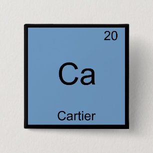 Ca - Cartier Rolig Kemitecken T-Shirt Knapp
