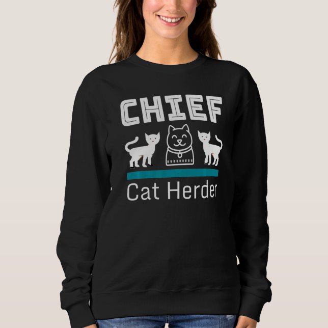 Ca Chief Cat Herder T Shirt (Framsida)