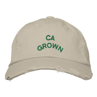 CA Grown Hat Broderad Keps