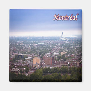 CA - Kanada - Montreal - Panorama Magnet