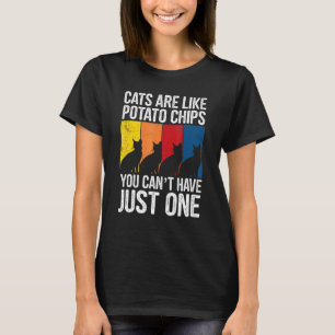 Ca-katter är som potatis Chip T Shirt