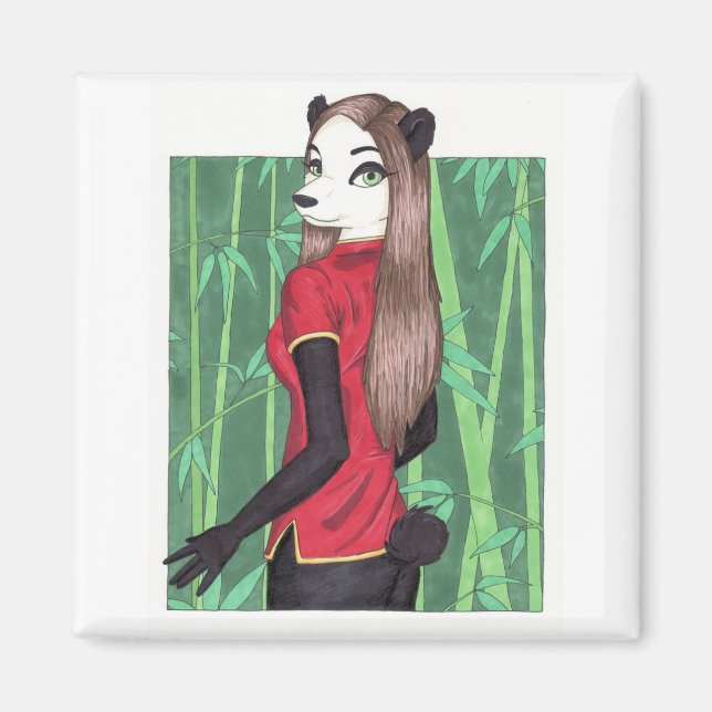 Ca Linh Panda Magnet (Framsidan)