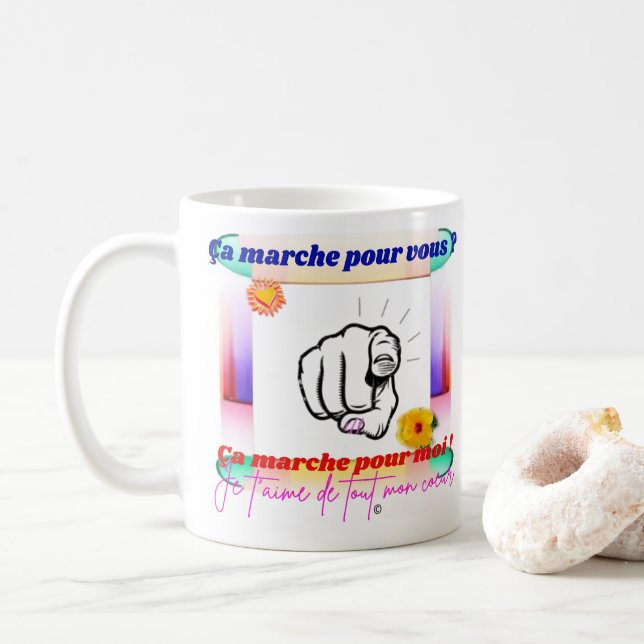 ça marche pour vous ? kaffemugg (Med munk)