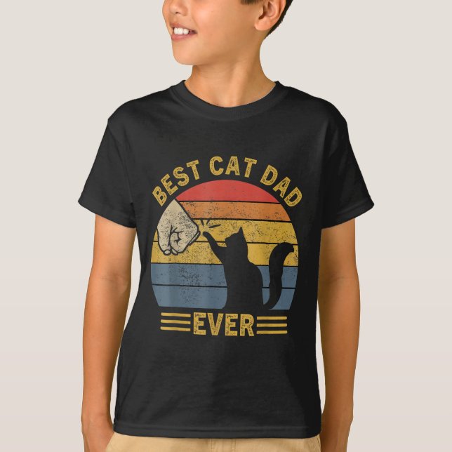 Ca Men Cat Dad Ever Funny Cat Lover Gift  T Shirt (Framsida)
