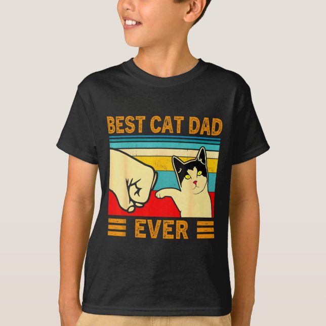 Ca Men Cat Dad Ever Funny Cat Lover Gift  T Shirt (Framsida)