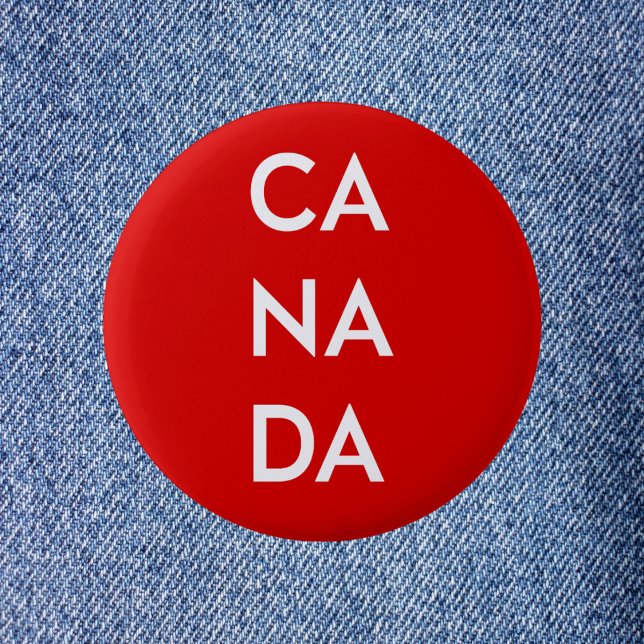 Ca Na Da Canada Mörk Monotone Knapp (Skapare uppladdad)