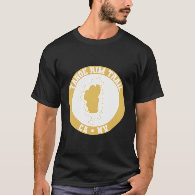 Ca Nv Tahoe Rim Trail T Shirt (Framsida)