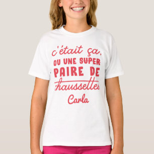 Ça ou une paire de chaussettes t shirt