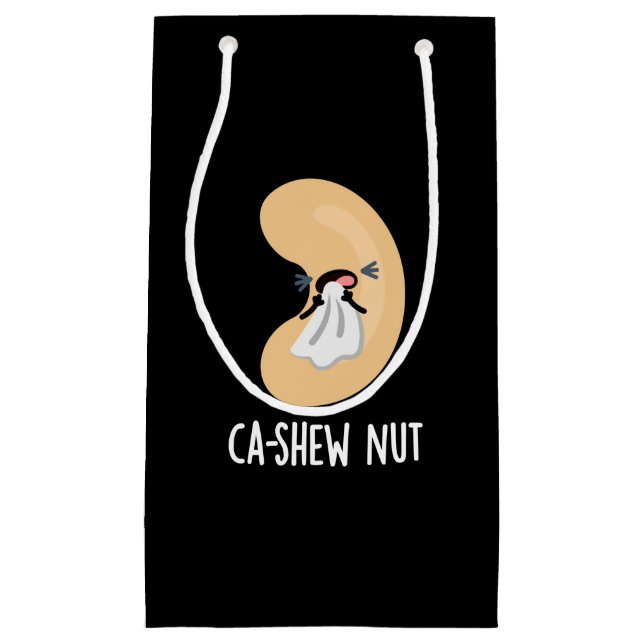 Ca-shew Funny Snying Cashew Nöt Pun Mörk BG (Framsidan)