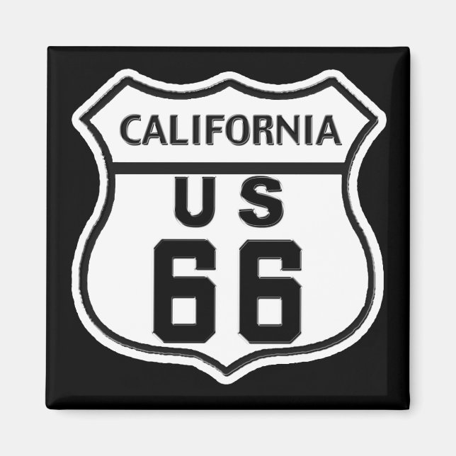 CA US ROUTE 66 MAGNET (Framsidan)
