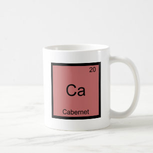 Ca - Utslagsplats för symbol för Cabernet rolig Kaffemugg