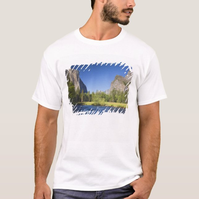 CA, Yosemite NP, Dalvy med El Capitan, T Shirt (Framsida)