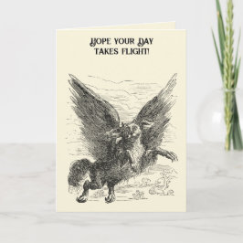 Caacrinolaas A Griffin-Bevingad Demon Hund Kort