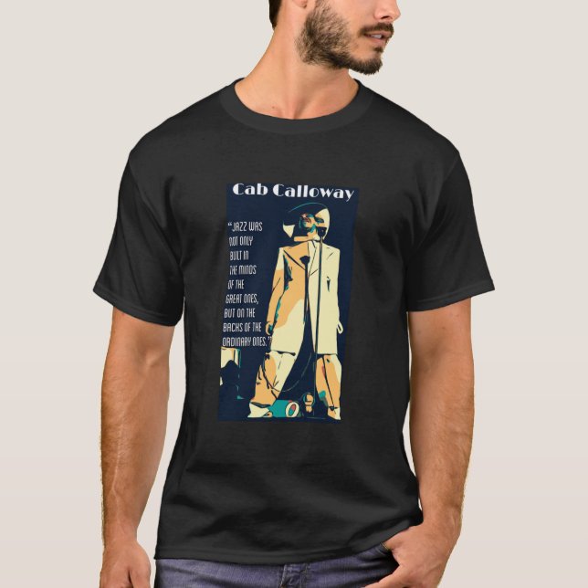 Cab Calloway  T Shirt (Framsida)