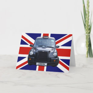 Cab för London svarttaxi Kort