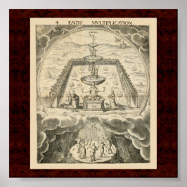 Cabala & Alchymia: 1663 Alchemical Illustration Poster