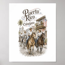 Cabalgata Puerto Rico Ridning 8x10