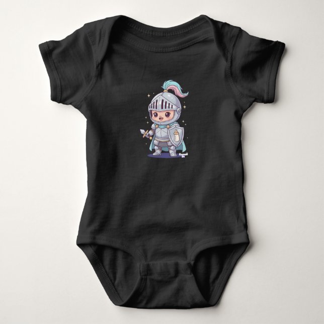 Caballero Medieval Kawaii Be T Shirt (Framsida)