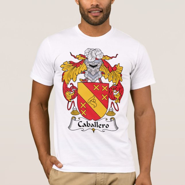 Caballerofamiljvapensköld T Shirt (Framsida)