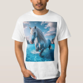 Caballo en aguas cristalinas t shirt
