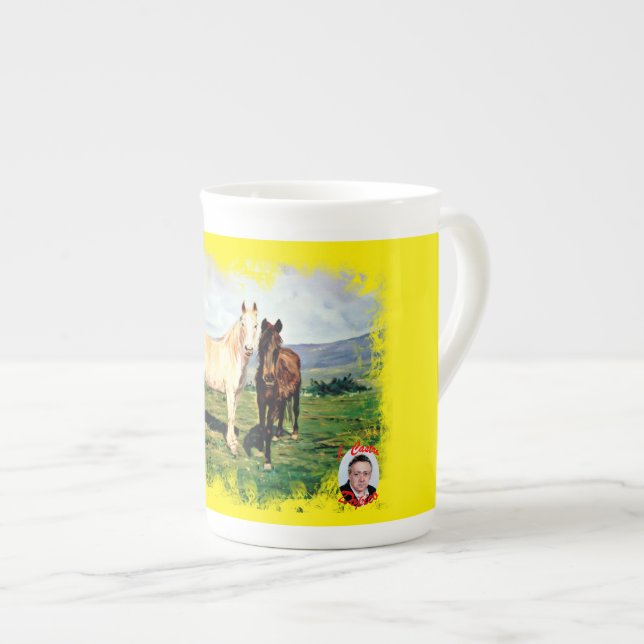 Caballos Benporslin Mugg (Framsida höger)