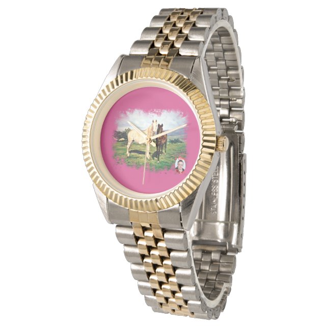 Caballos/Cabalos/Horses Armbandsur (Vinklad)