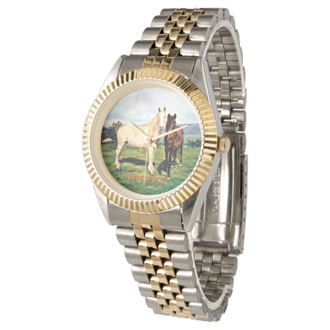 Caballos/Cabalos/Horses Armbandsur (Vinklad)
