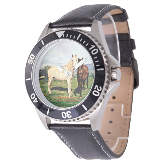 Caballos/Cabalos/Horses Armbandsur (Vinklad)