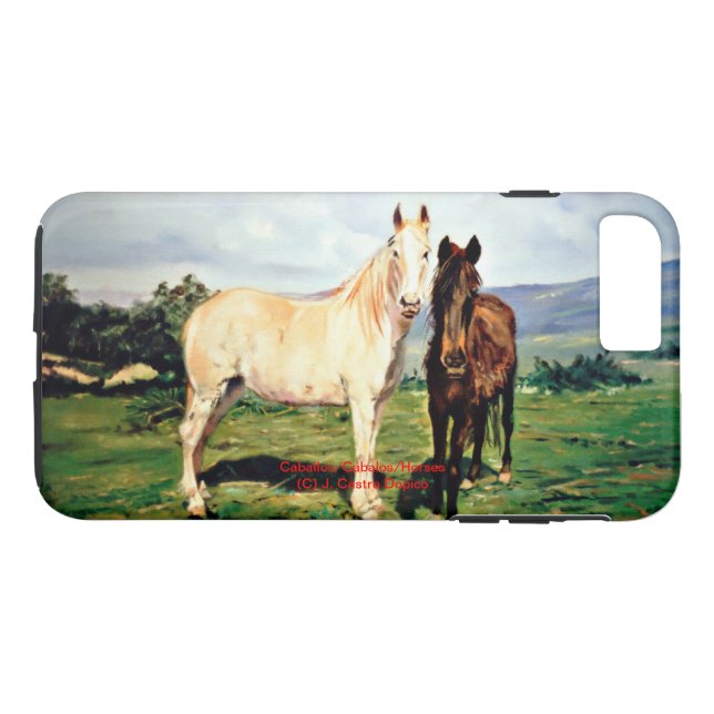 Caballos/Cabalos/Horses Case-Mate iPhone Skal (Baksida (horisontal))